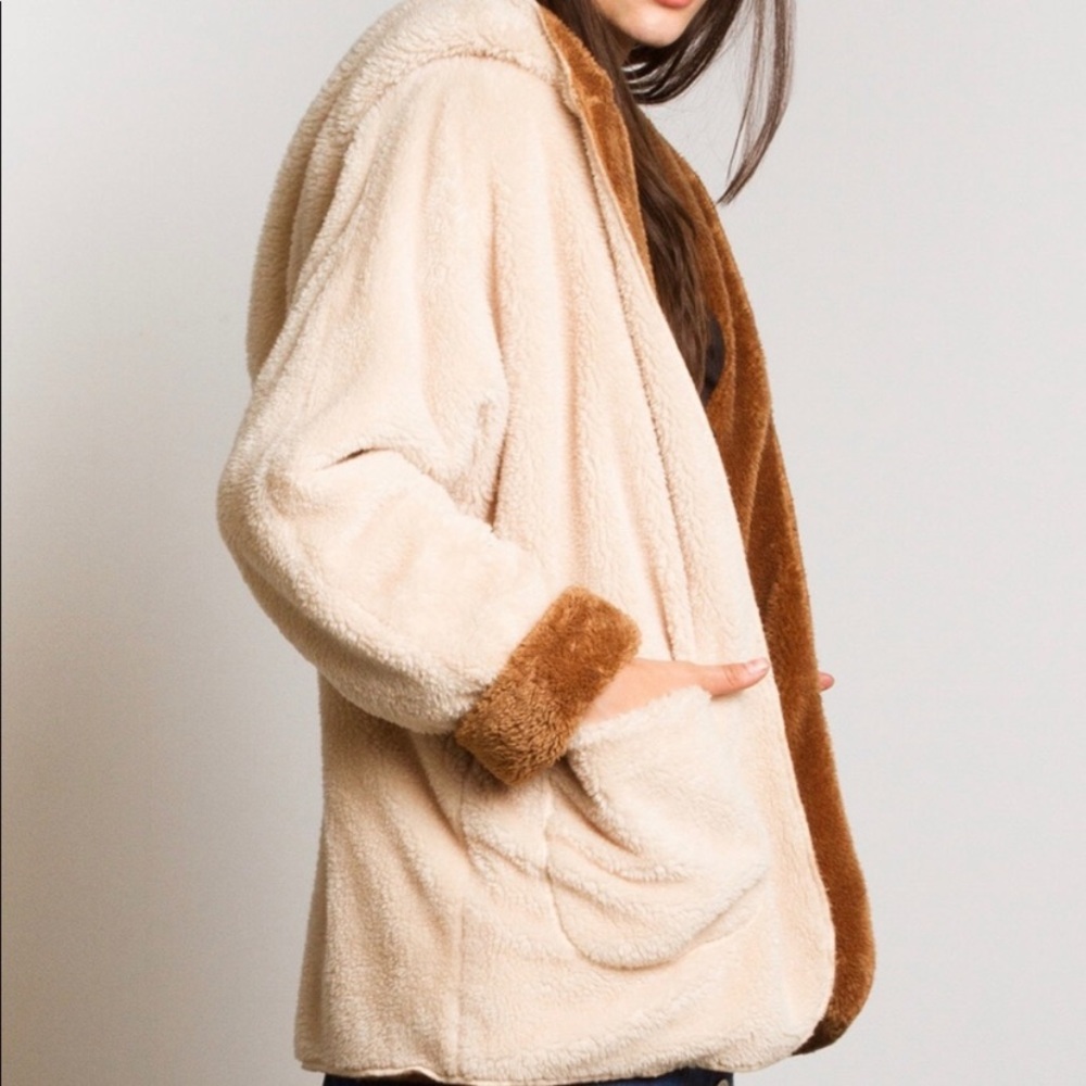 Fuzzy Teddy Bear Jacket - image 7